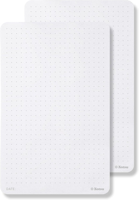Notsu Graph Notepads 11 x 17 inch | Large Graphing Double Sided Drafting Pads with 1/4" Quad Grid Premium Thick Paper 120gsm