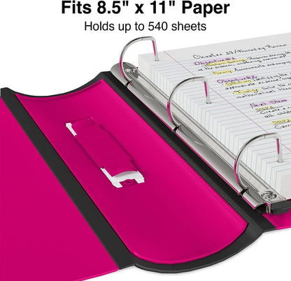 Staples Better Binder 2-Inch D-Ring View Binder, Reinforced Spine, Holds Up to 540 Sheets, Teal, for Office & School