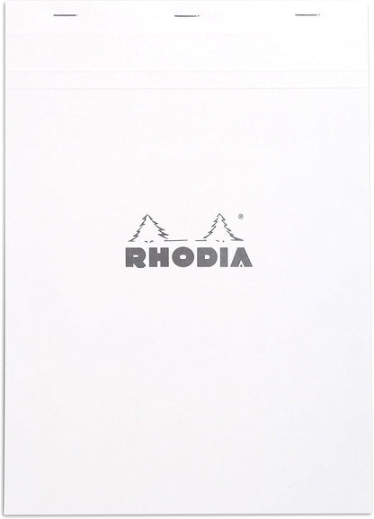 Rhodia Head Stapled Pad, No16 A5, Dot - Black