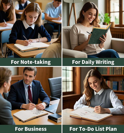 Lined Journal Notebook, A5 200 Pages Leather Journals For Writing Women & Men Travel,business,work & School,college Ruled Notebooks Hardcover Journaling Notebooks Daily Diary, 5.7'' X 8.3''-Purple