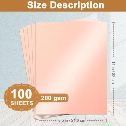 Silunkia 40 Sheets Gold Shimmer Cardstock 8.5 x 11 Certificate Paper, 75lb Craft Paper Card Stock for Cards Making, Birthday Decorations, Wedding Invitations, Greeting Cards