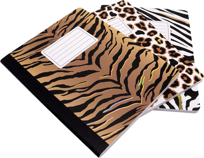 Pukka Pad, Composition Notebooks - 3 Pack of Journals Featuring 140 Pages of College Ruled 80GSM Paper with Sturdy Cover Stock - 9.75 x 7.5in - Bloom