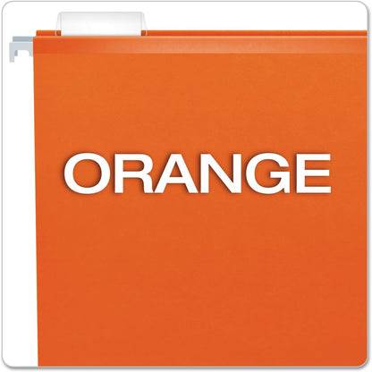 Pendaflex Reinforced Hanging File Folders, Letter Size, Bright Green, 1/5 Cut, 25/BX (4152 1/5 BGR)