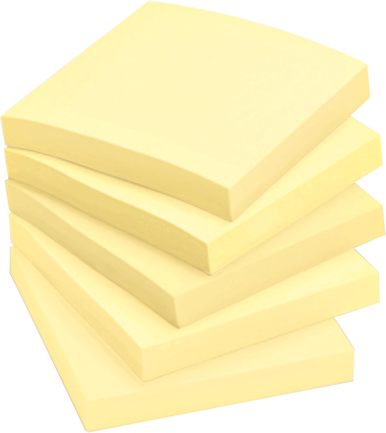 Post-it Notes 3x3 in, 12 Pads, America's #1 Favorite Sticky Notes, Canary Yellow, Clean Removal, Recyclable (654)