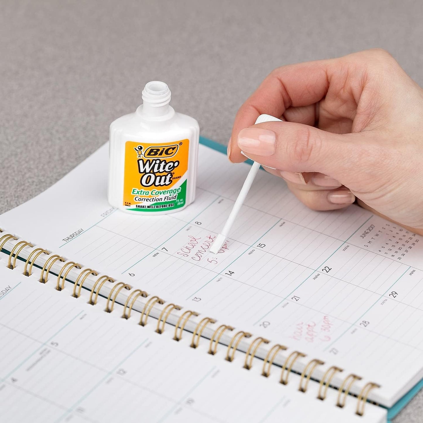 BIC Wite-Out Brand Extra Coverage Correction Fluid