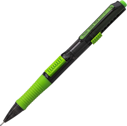 Pentel Quick Click Pop Mechanical Pencil, (0.7mm), Medium, 2 Eraser Refills, Pack of 4 (PD217ALEBP4)