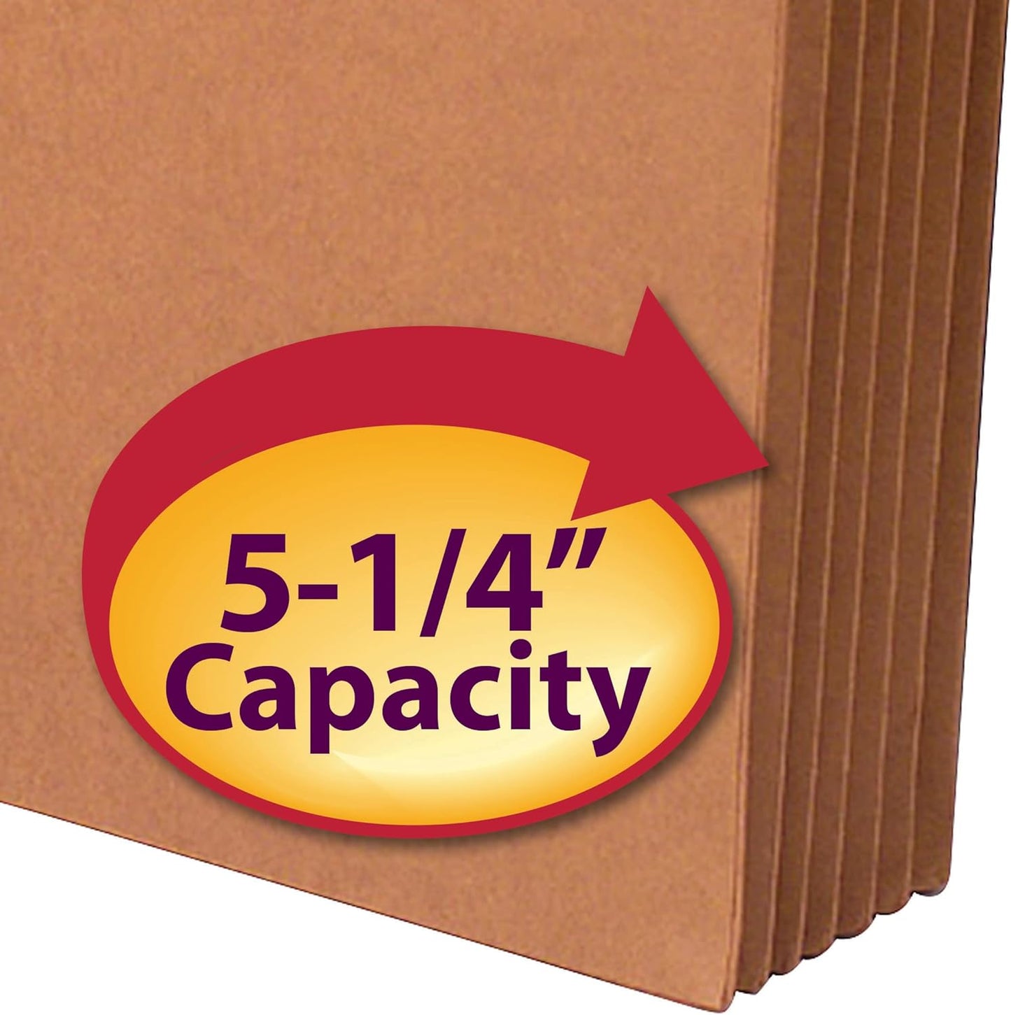 Smead 100% Recycled Expanding File Wallet with Flap and Cord Closure, 2" Expansion, Letter Size, Redrope, 10 per Box (77170)