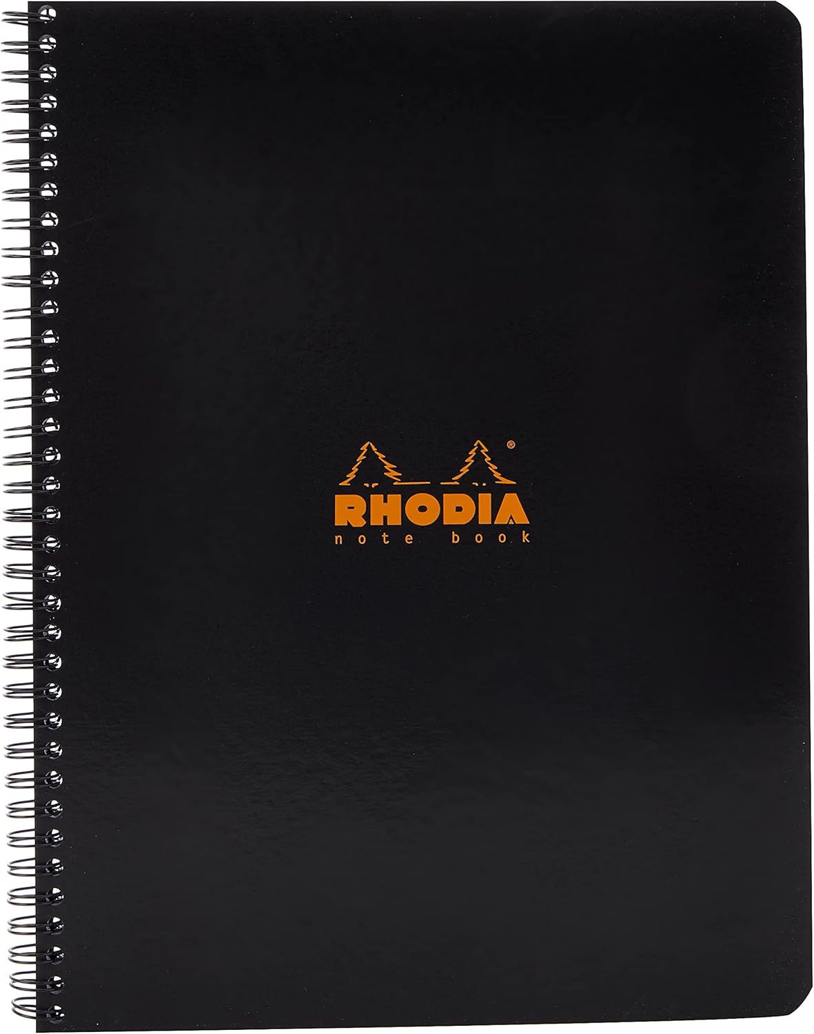 Rhodia 193101C - Spiral Notebook (Full Bound) White Notebook - A4+ - Ruled - 160 Detachable Pages - Clairefontaine Paper 80 g/m - Soft and Resistant Coated Card Cover - Classic