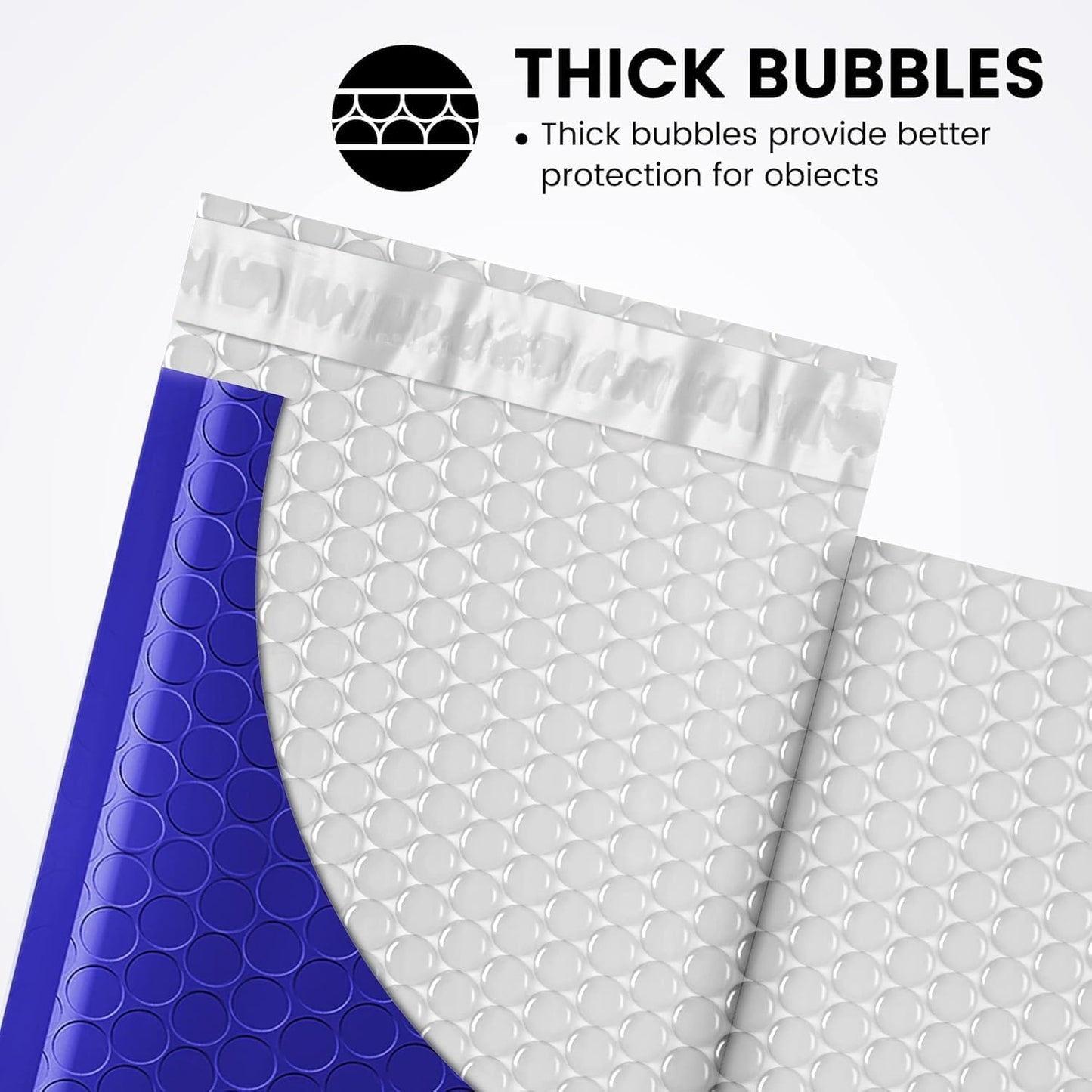 Fuxury Black Bubble Mailers 4x8" 200 Pack Waterproof Padded Envelopes Self Seal Bubble Envelopes Usable Size 4x7" Padded Mailers for Small Business Shipping Envelope Mailers