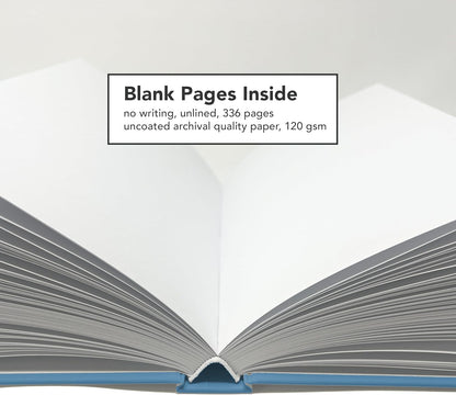 CovoBook™ Blank Hardcover | Premium Sketchbook Journal Guest Book | Photo Prop Home Decor (Black, Size 9)