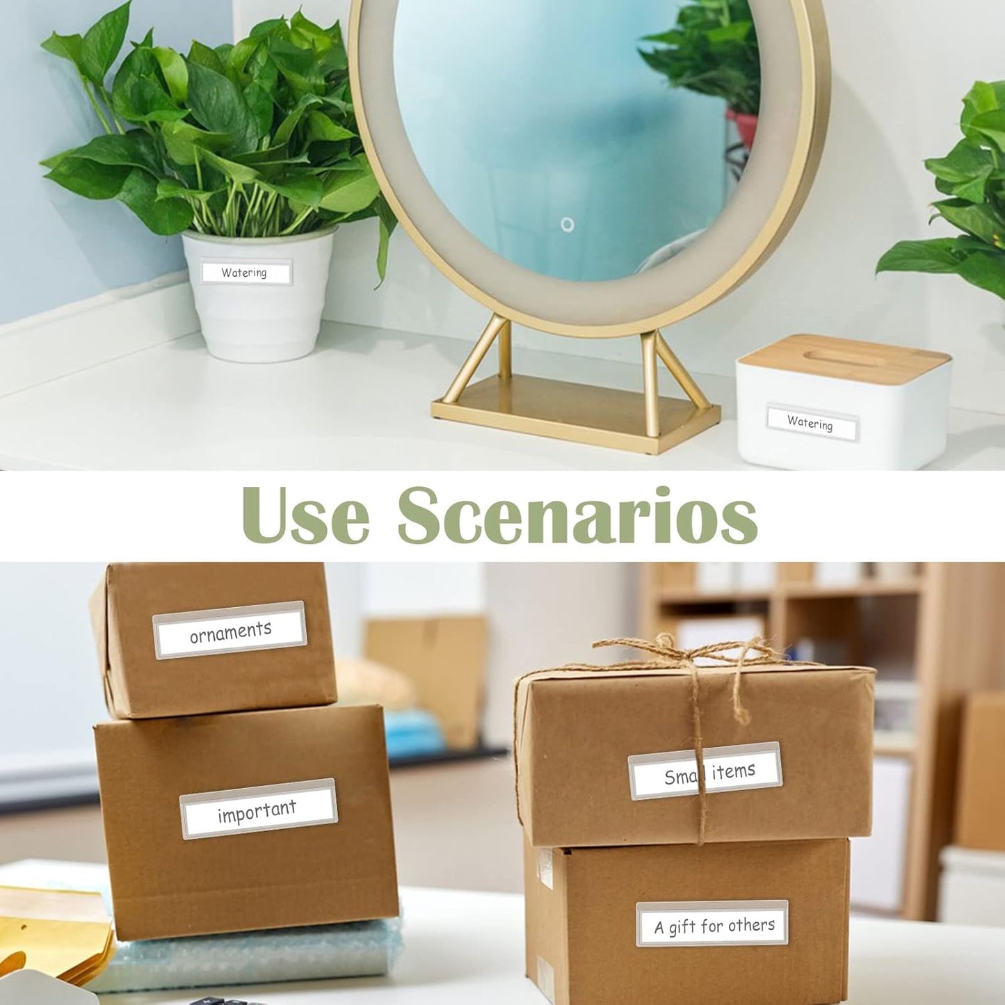 36 Pack 3" x 5" Index Card Holder Adhesive Plastic Label Holders Clear Tote Bag Labels Stickers for Organizing Storage Bins Library Card Shelves