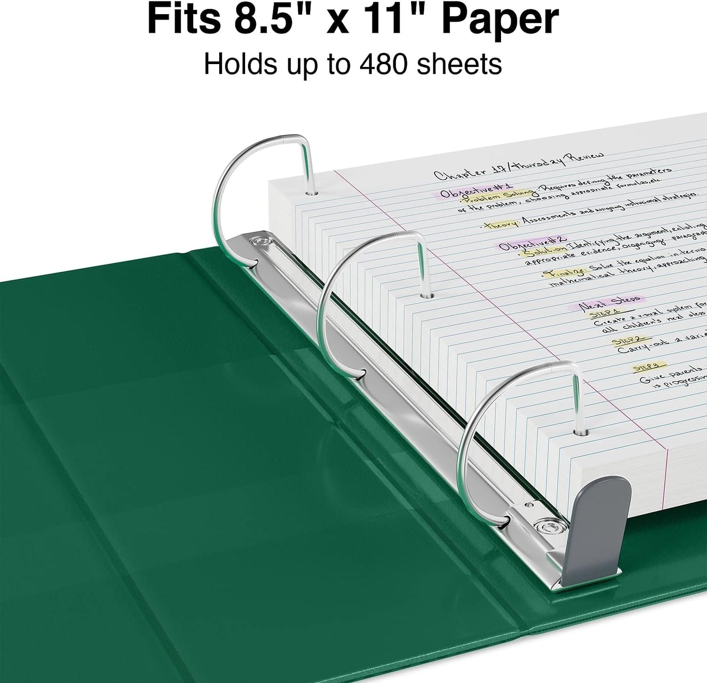 Staples Heavy-Duty 2-Inch D-Ring View Binder, Reinforced Spine, Holds Up to 450 Sheets, Gray, for Office & School