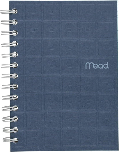 Mead Spiral Memo Notebook, 8 Pack, Pocket Notebook, College Ruled Paper, 3" x 5", 60 Sheets per Notebook, Assorted Colors (73605)