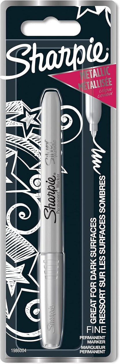 Sharpie Metallic Permanent Markers | Fine Point for Bold Details | Gold | 1 Marker Pen