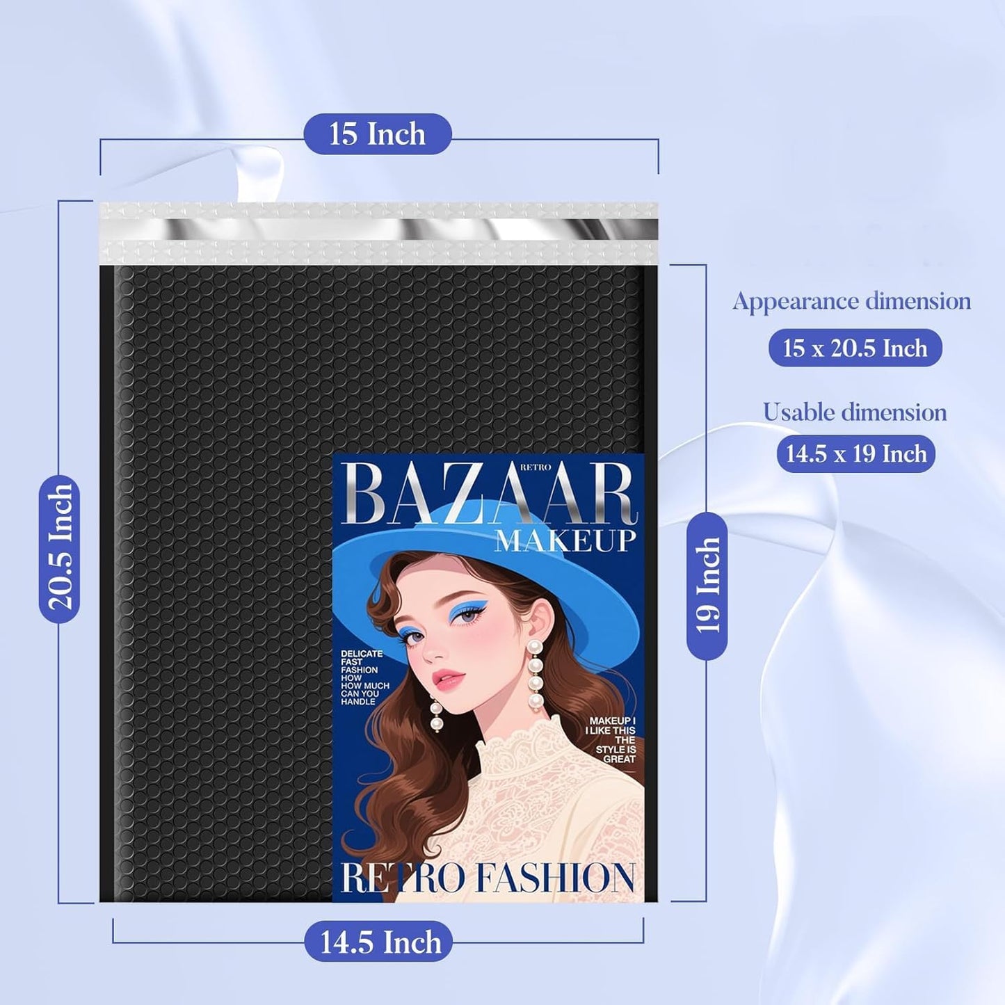 Fuxury Bubble Mailer 6x10" 100 Pack White Bubble Mailers Usable Size 6x9" Self Seal Padded Mailing Envelopes Opaque Bubble Padded Mailer for Small Business Mailing Jewelry Makeup Small Items