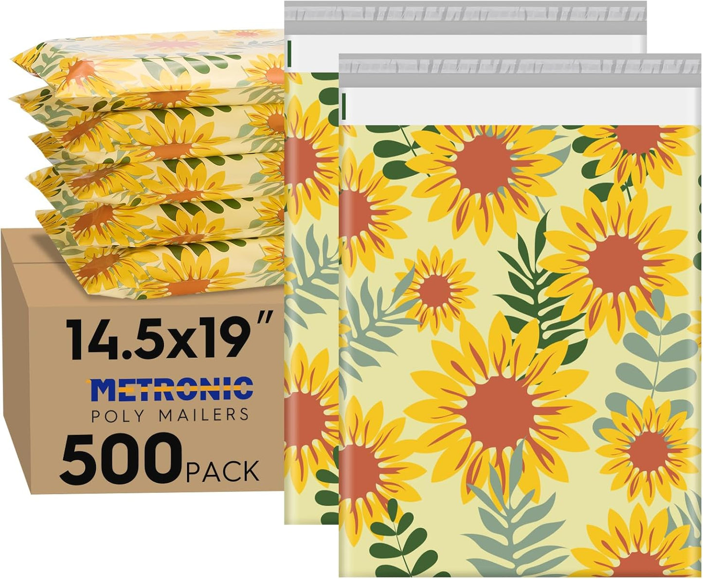 Metronic Cute Poly Mailers 10x13" 50pc Small Shipping Bags, Strong Adhesive Mailers Poly Bags for Business, Waterproof Mailing Envelopes for Packing Shipping Clothes Gifts, Gradient BluePink