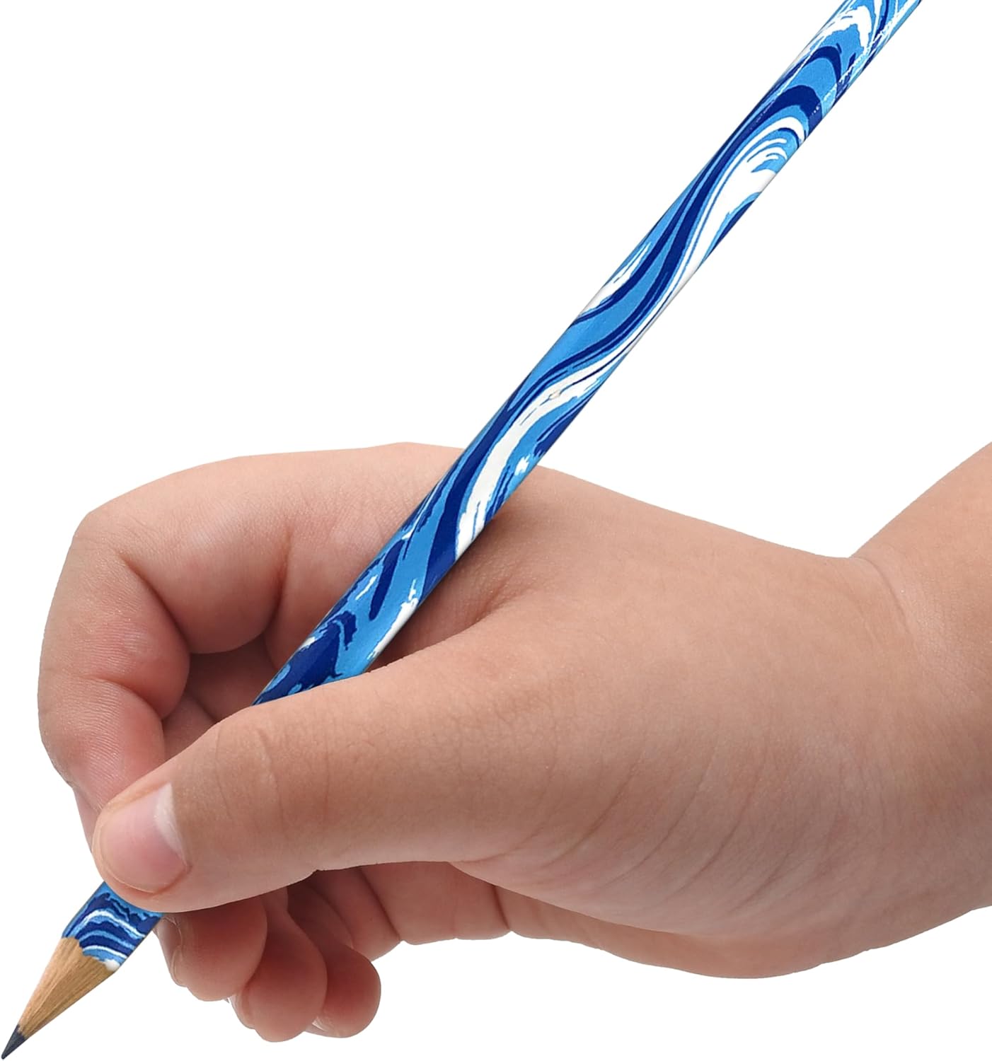 Scribble Stuff Fashion Pencil Pack, Rainbow Swirl Edition, Unsharpened, Back To School Pencils, 12 Count