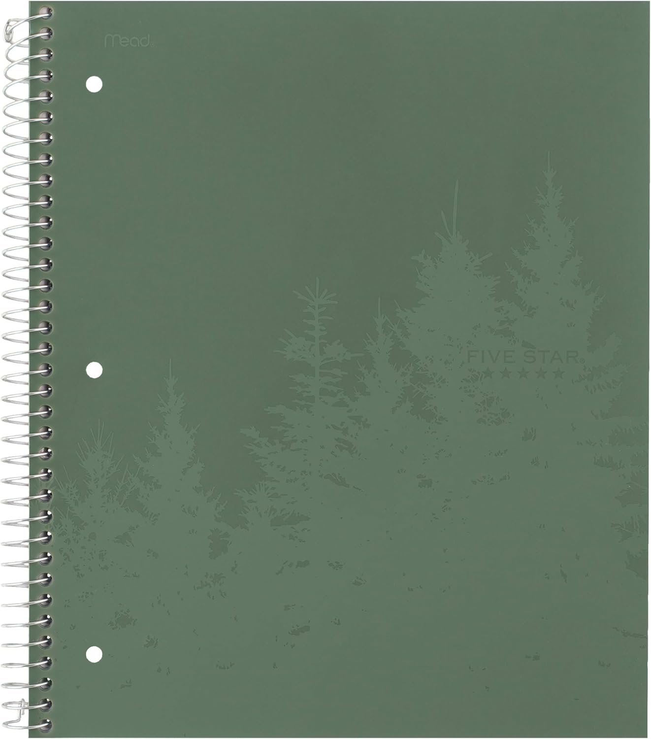 Five Star Spiral Notebook + Study App, 100 Sheets, 1 Subject, College Ruled Paper, Fights Ink Bleed, Water Resistant Cover, 820337-ECM, Purple, Pink, White & Green, 8-1/2" x 11", 4 Pack
