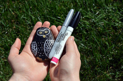 Sharpie Oil-Based Paint Marker, Fine Point, Green, 1 Count - Great for Rock Painting