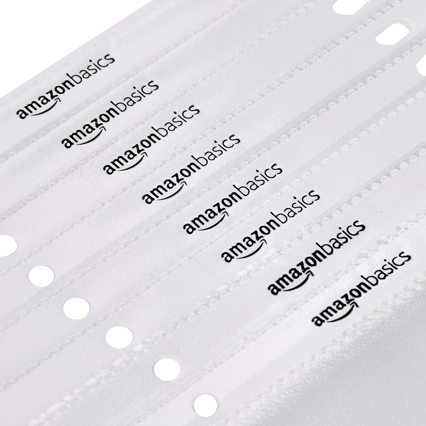 Amazon Basics Sheet Protectors for 3 Ring Binder, Heavyweight, Acid-Free, Clear Plastic Sleeves, Letter Size, 8.5 x 11 Inch, 100-Pack