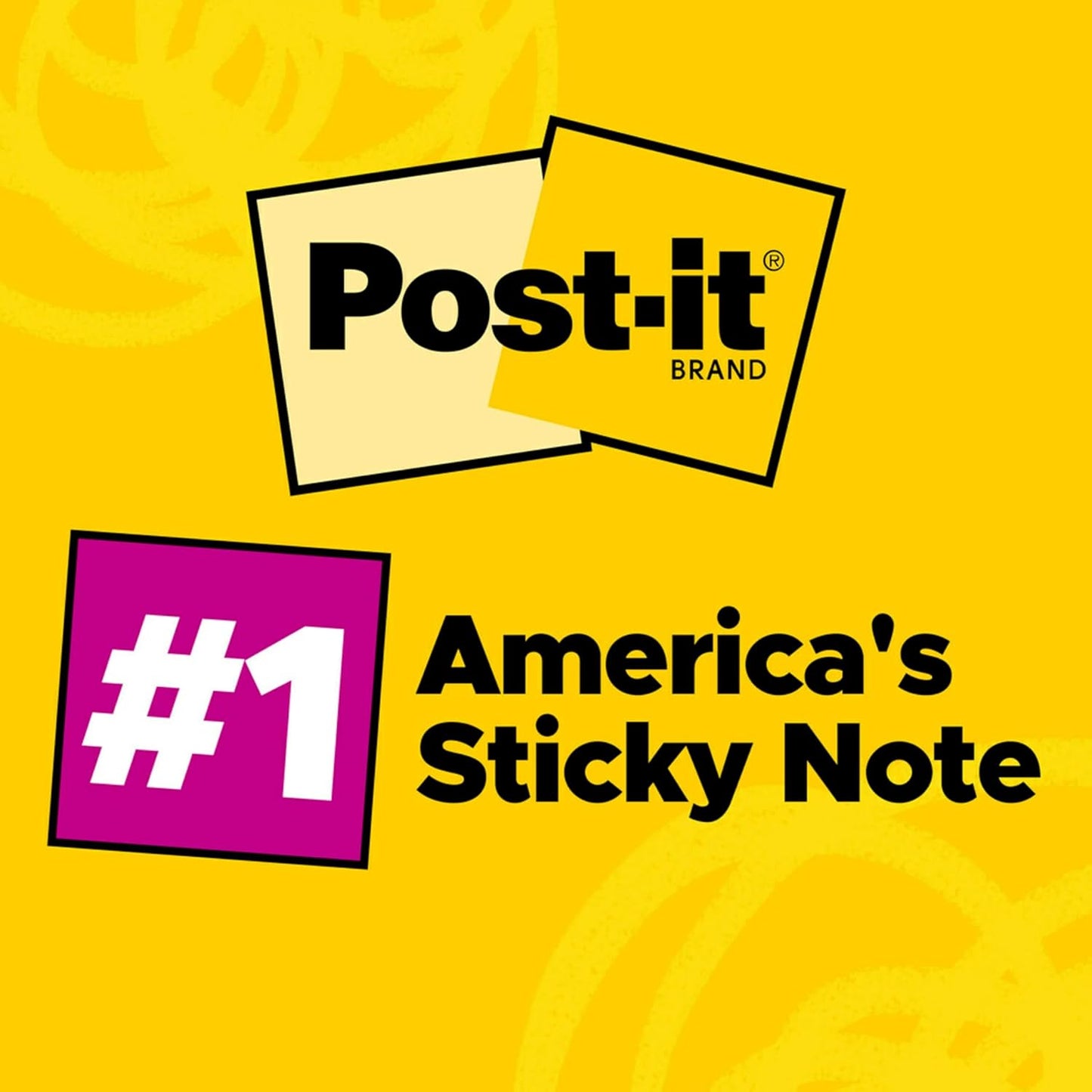 Post-it Notes, 3 in x 3 in., 3 Sticky Notes Pads, 50 Sheets per Pad, Poptimistic Collection, School Supplies and Oﬃce Products, The Original Post-it Note
