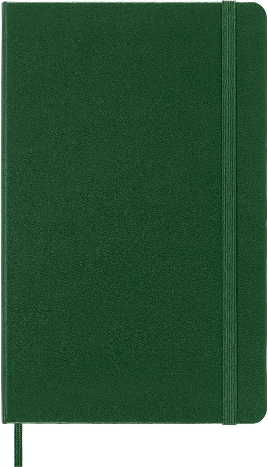 Moleskine Notebook, Large, Ruled, Myrtle Green, Hard (5 x 8.25)