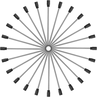 DUNBONG Ballpoint Metal D1 Refill for Multifunction Pen, Black pack of 5 pieces (Black)