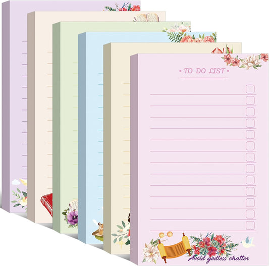 300 Sheets to Do List Notepad Daily Checklist Sticky Notes Cute Undated Memo Pad Color Block to Do Note Pad Weekly Plan Agenda and Organizer Planners for College(Fruit Style,3.14 x 5.11 Inch)