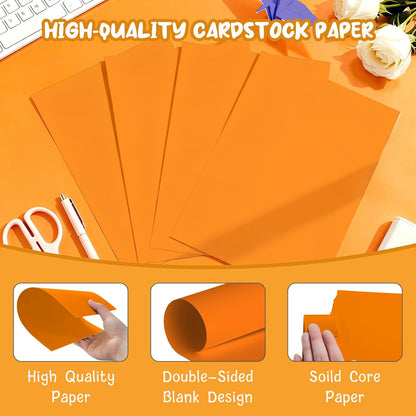 40 Sheets Cream Cardstock Paper 8.5 x 11, Ivory Cardstock Printer Paper 8.5x11, Off White Card Stock Paper 8.5 x 11, 200 GSM Construction Paper for DIY Cards, Greeting Cards, Wedding Invitations