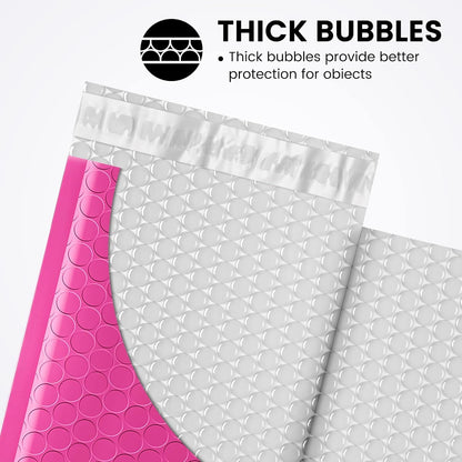 Fuxury Black Bubble Mailers 4x8" 200 Pack Waterproof Padded Envelopes Self Seal Bubble Envelopes Usable Size 4x7" Padded Mailers for Small Business Shipping Envelope Mailers