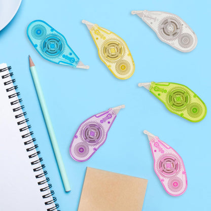 Mini Correction Tape, Easy-To-Use Anti Tear Tape, Long and Smooth, Instantly Correct Writing and Printing Errors, Perfect for Office, School, and Home Use