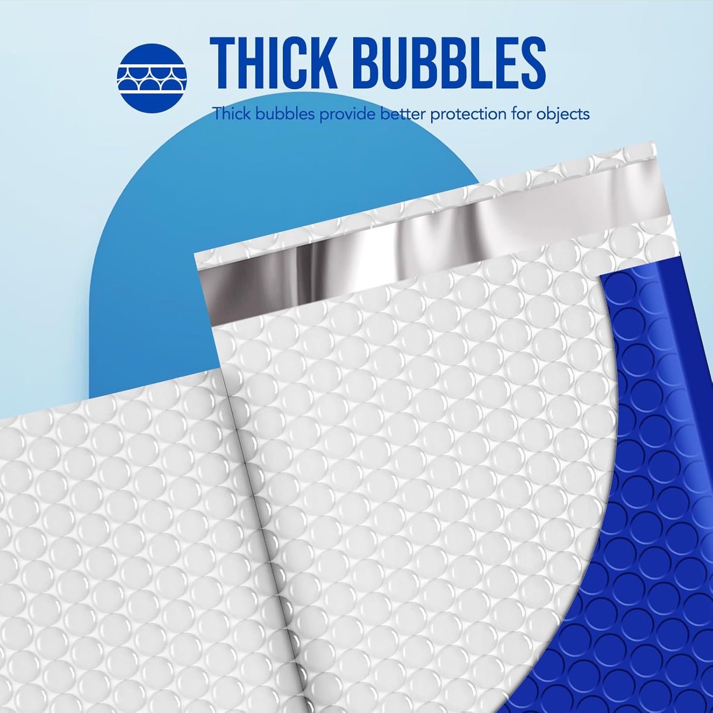Fuxury Bubble Mailers 10.5x16 Inch 40 Pack Self Seal Padded Envelopes Waterproof Mailing Envelopes Bubble Padded Cushioning Padded Mailers Bubble Bags for Packaging Small Business Large #5 Black