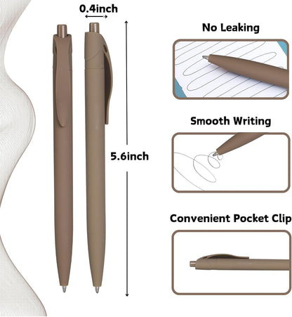 BallPoint Pens, 50 Pack (BLACK Ink),Bulk Pens, Black Barrel,Click Pens for Office Home and School, Retractable Ballpoint Pens, Medium Point, 1.00MM (Black)