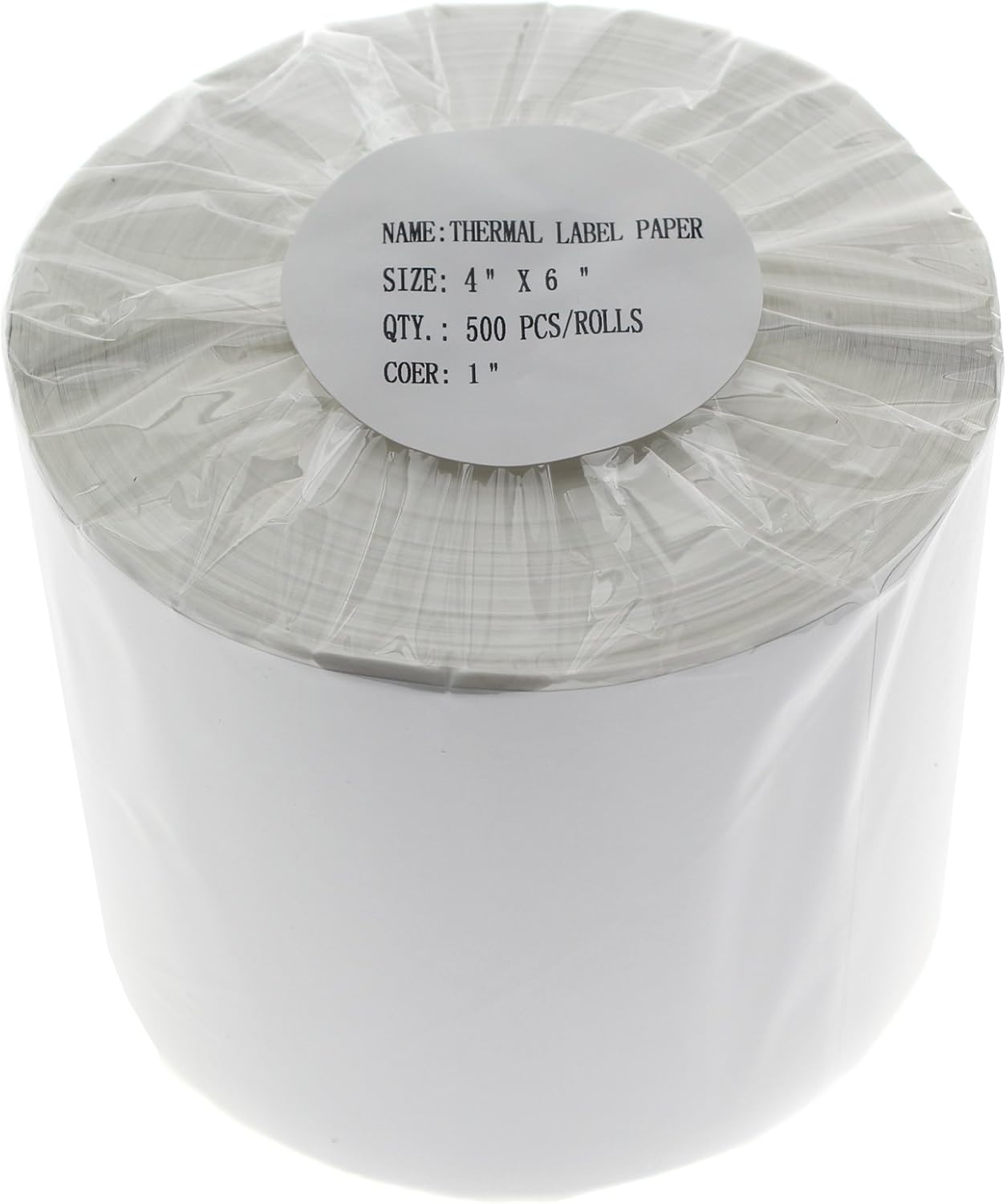MFLABEL 4x6 Thermal Shipping Labels - 2 Rolls of 250, Perforated & Smudge-Proof Direct Thermal Labels Compatible with Rollo, Zebra, for Amazon UPS FedEx Shopify