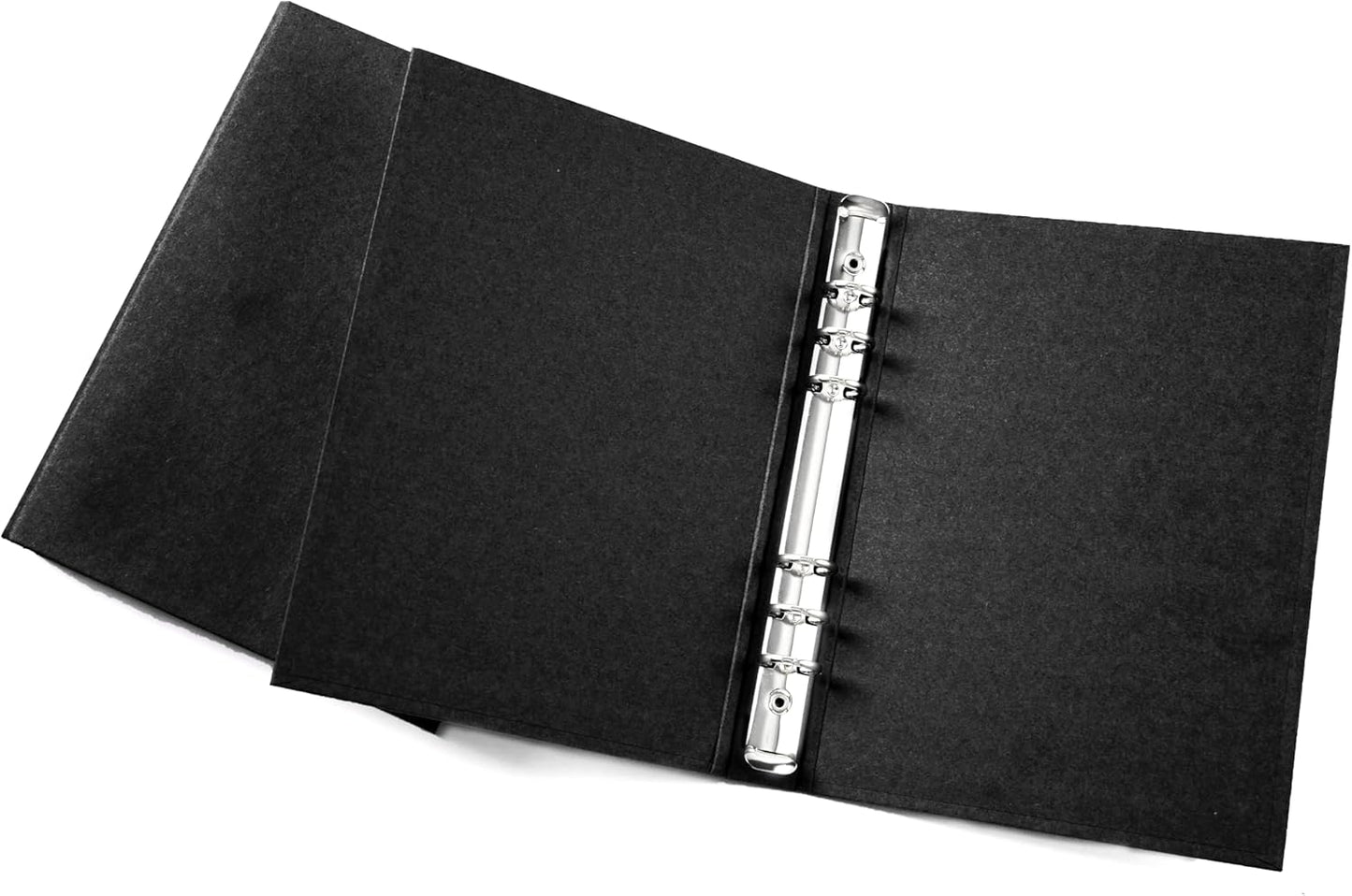 A5 Binder 6 Ring, A5 Binder, 2pcs Kraft Paper 6 Round Ring Binder Cover Protector for Journal Note Book Carrying Around Notes (A5-6Ring)