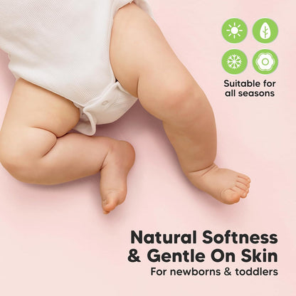 2-Pack Waterproof Crib Sheets for Boys, Girls - 52x28 Fitted Organic Cotton Baby Crib Sheets, Toddler Mattress Protector Cover, Washable, Soft & Durable Baby Bedding Essentials(Pine Grove)