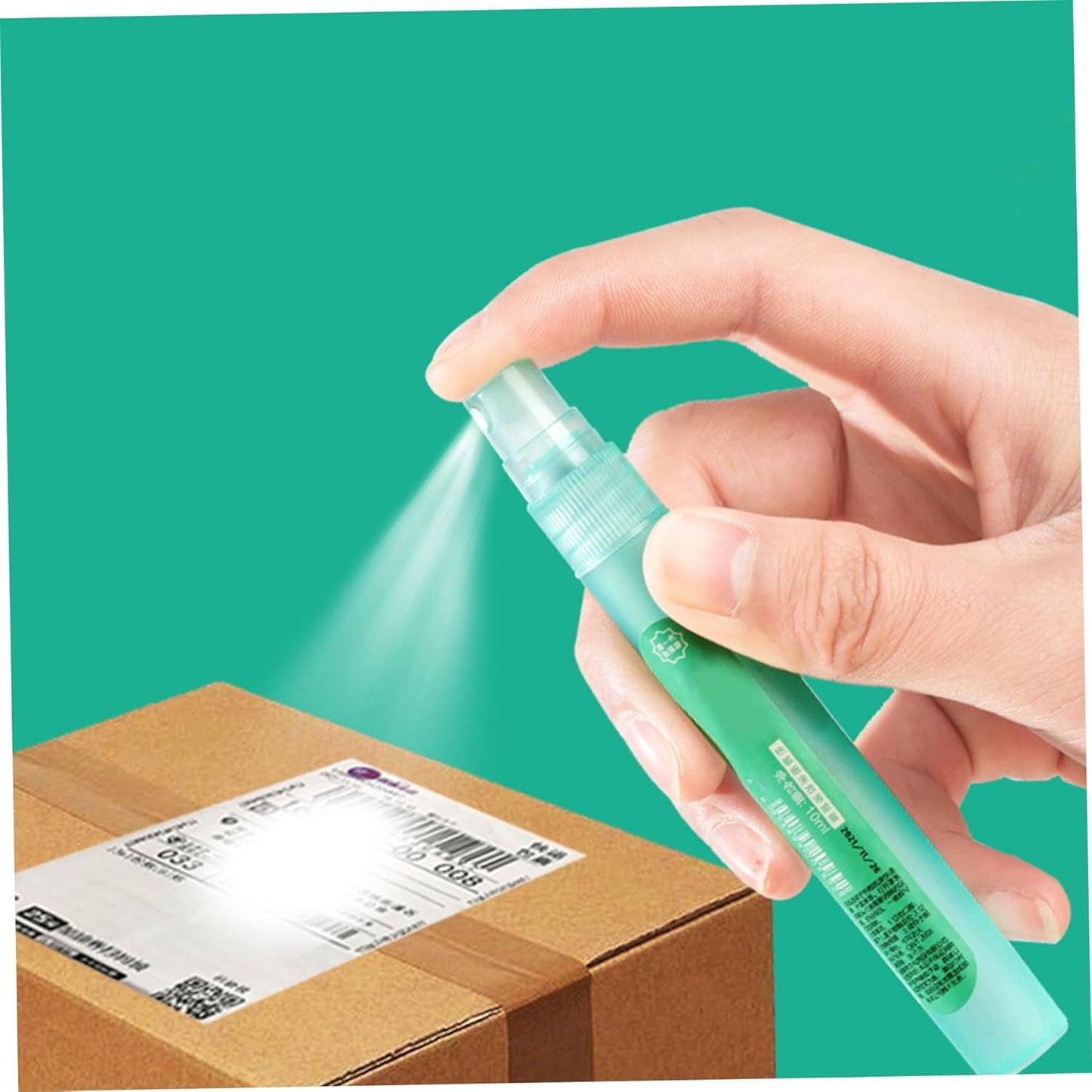 3PCS Privacy Spray Pen Thermal Eraser White Out Liquid with Lid Spray Quick Dry Portable Correction Fluid for Document, Label, Package, Shipping Addresses Privacy Cover, Liquid White O