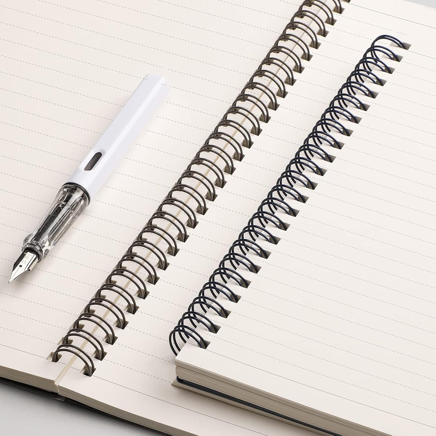 EMSHOI Dotted Journal Spiral Notebook 5.7" x 8.22" - 4 Pack 640 Pages 100gsm Thick Paper, A5 Dot Grid Notebook, Plastic Hardcover Dotted Notebook for Journaling Writing