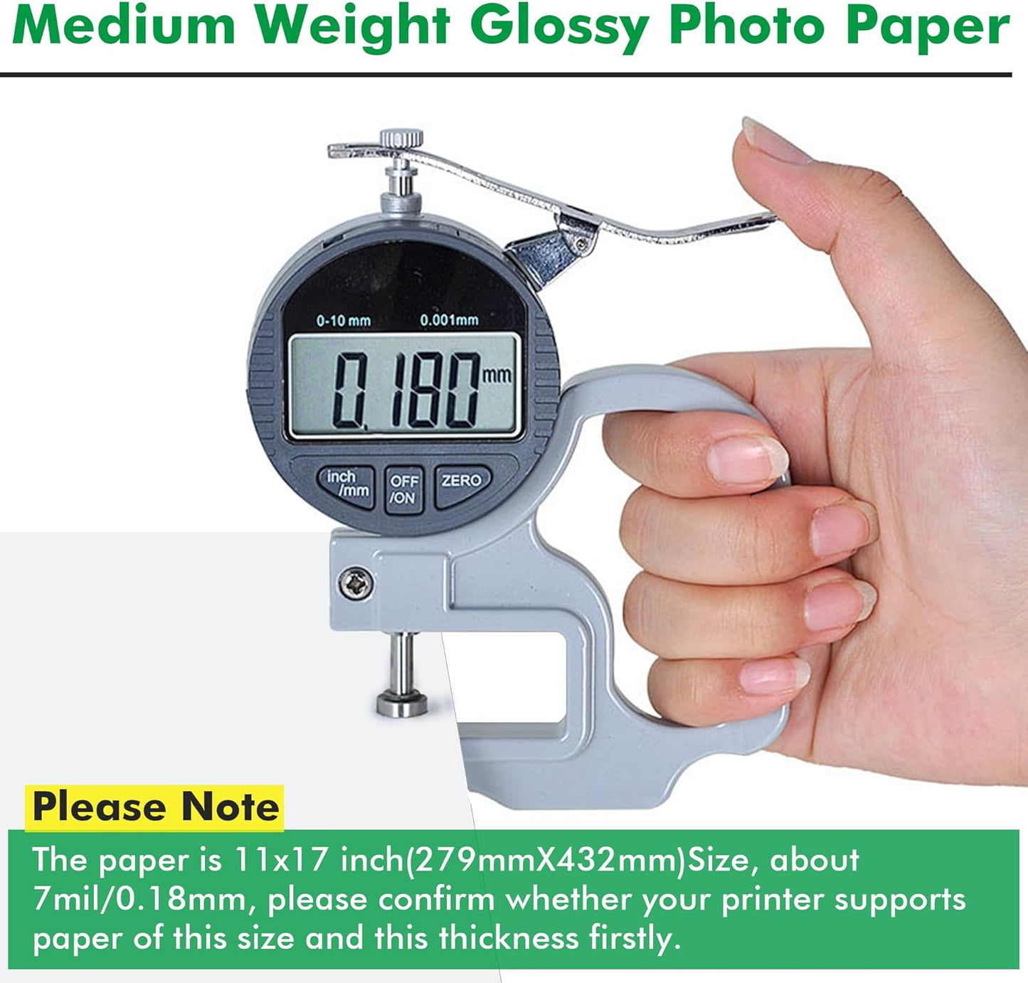 Koala Brochure Paper Double Side Glossy for Printing Photo 11X17 Inches 100 Sheets Compatible with Inkjet Printer 42LB