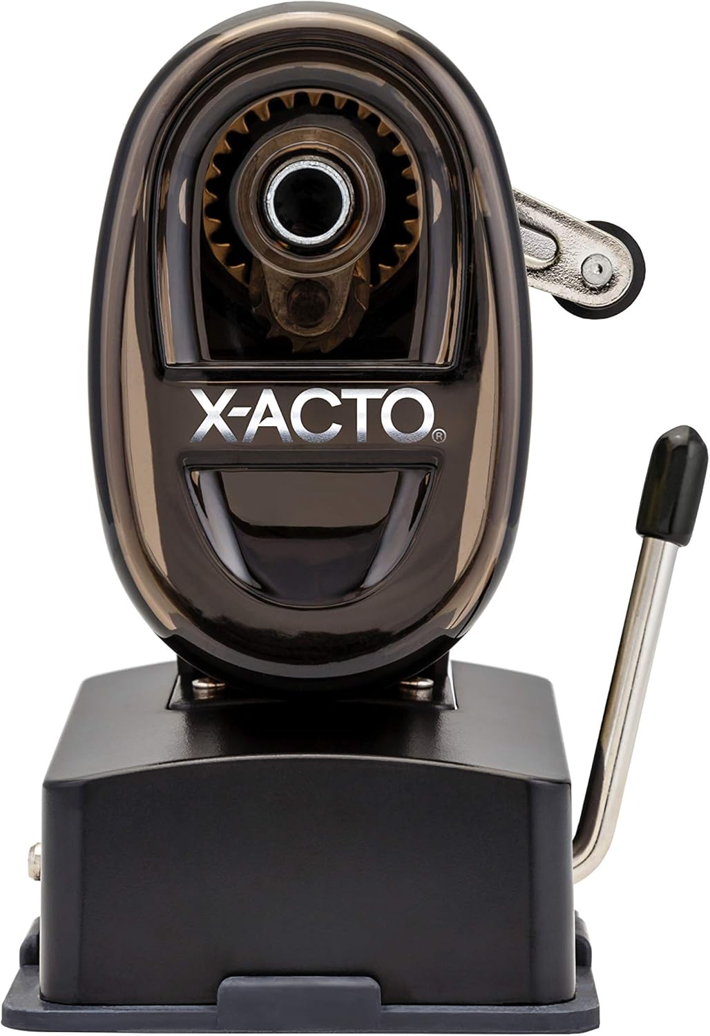 X-ACTO Bulldog Manual Pencil Sharpener w/Vacuum Mount, Colors May Vary, 1 Count