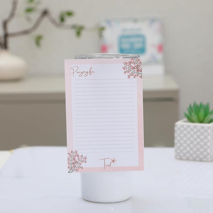 Mr. Pen- Floral Lined Sticky Notes, 4" x 6", 6 Pads, 60 Sheets/Pad, Large Aesthetic Sticky Notes with Lines, Ruled Post Stickies, Memo Pads, Self-Stick Note Pad for Office, School, Home, Study