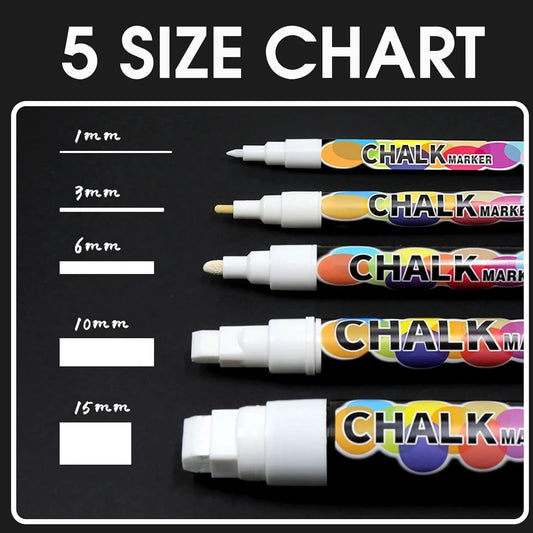 Celepen Window Chalk Markers for Cars Glass Washable, 8 Colors Jumbo Liquid Chalk Marker Pens with 10mm 3 in 1 Nib Wide Tip, Chalkboard Markers Car Window Paint Pen for Auto, Mirror, Poster