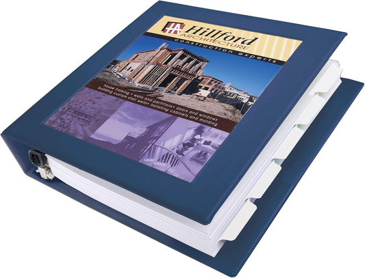 Avery Heavy-Duty Framed View 3-Ring Binder, 1.5" EZD Rings, 1 Navy Blue Binder (68059)