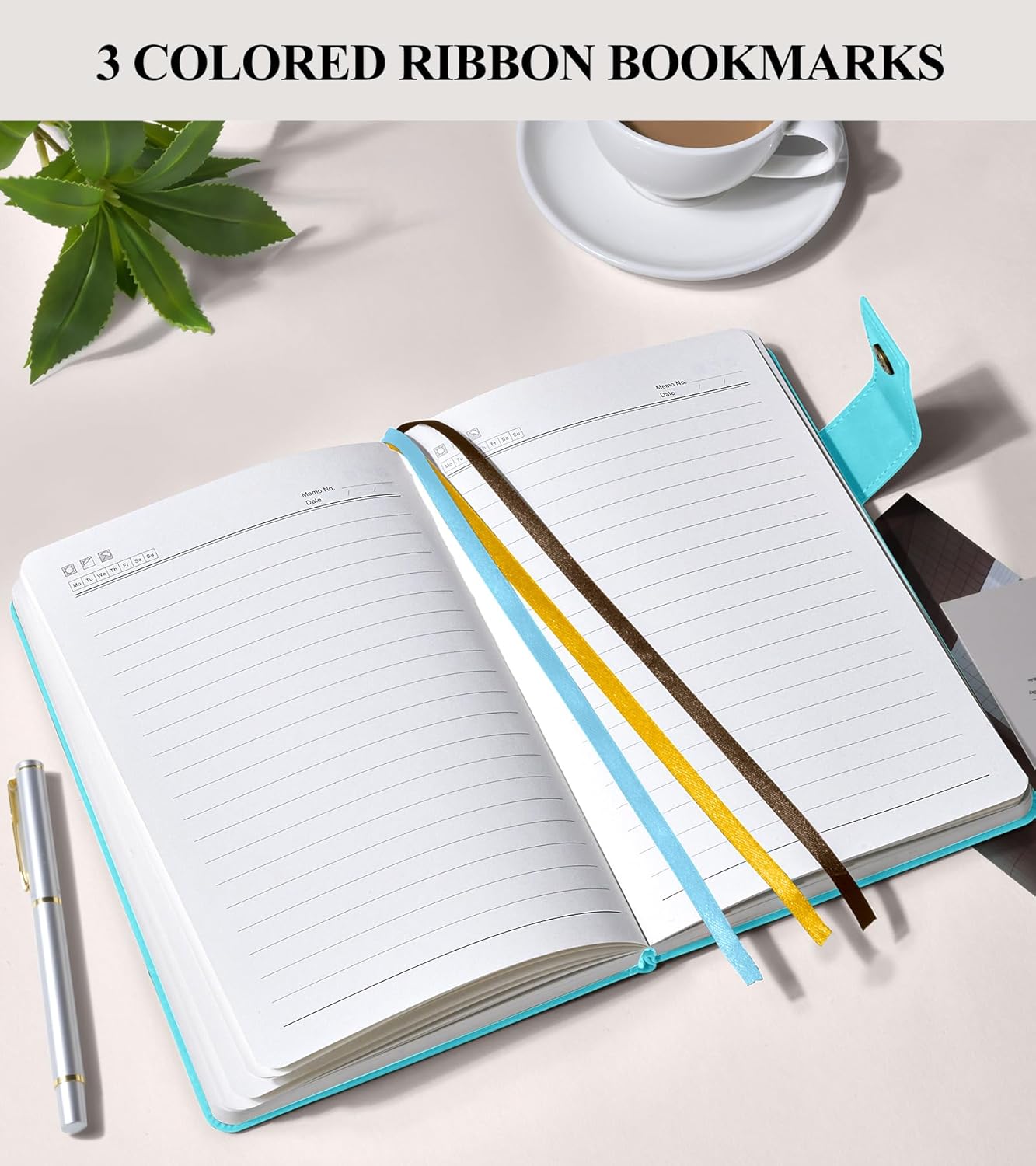 PAIBAS A5 Leather Journal Notebook, 365 Pages Thick Hardcover Lined Journal for Men & Women, Medium 5.9" x 8.4" College Ruled Notebooks for Work, School, Travel, Business,Note Taking,Writing Diary