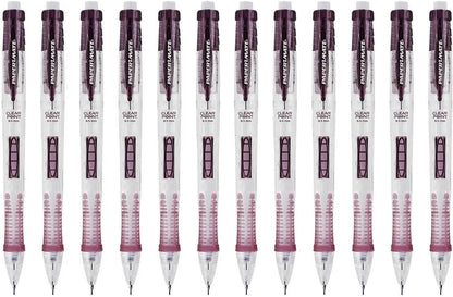 Paper Mate Clear Point Mechanical Pencil, 0.5mm, Rose Red Barrel, 12-Count