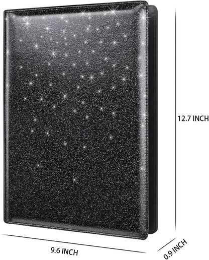 WAVEYU Resume Portfolio Folder, Padfolio Clipboard, Writing Portfolio Leather Clipboard with Cover for Legal Pad Holder Letter Size A4 for Business Conference Notepad Clip Boards, Purple