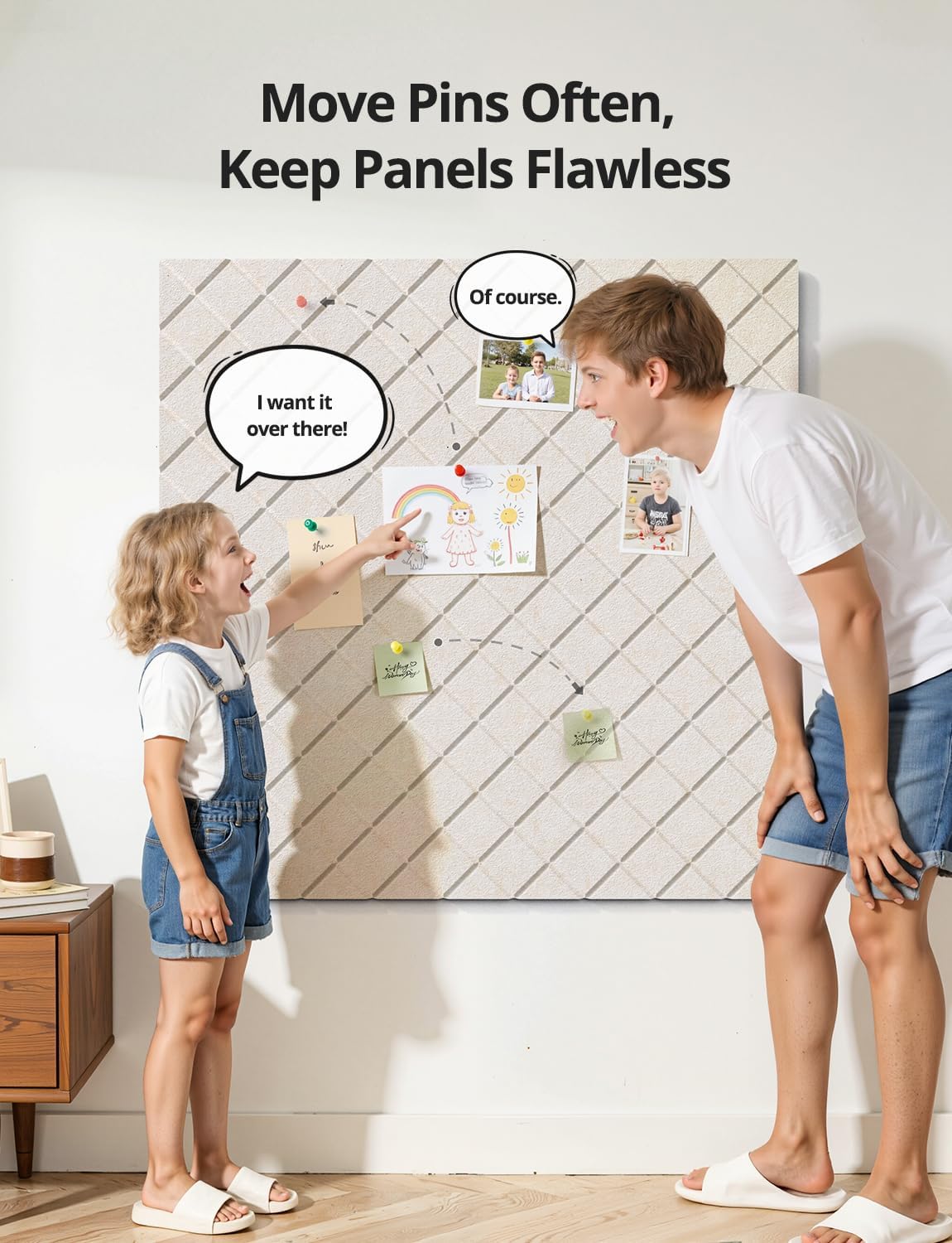 Kuchoow Bulletin Cork Board Large 47.2" x 35.4" Felt Notice Pinboard for Office Walls & Home, Self Adhesive 12 Pack Black Decorative Bulletin Mood Board Corkboard for for Bedroom, Display, Memo, Photo