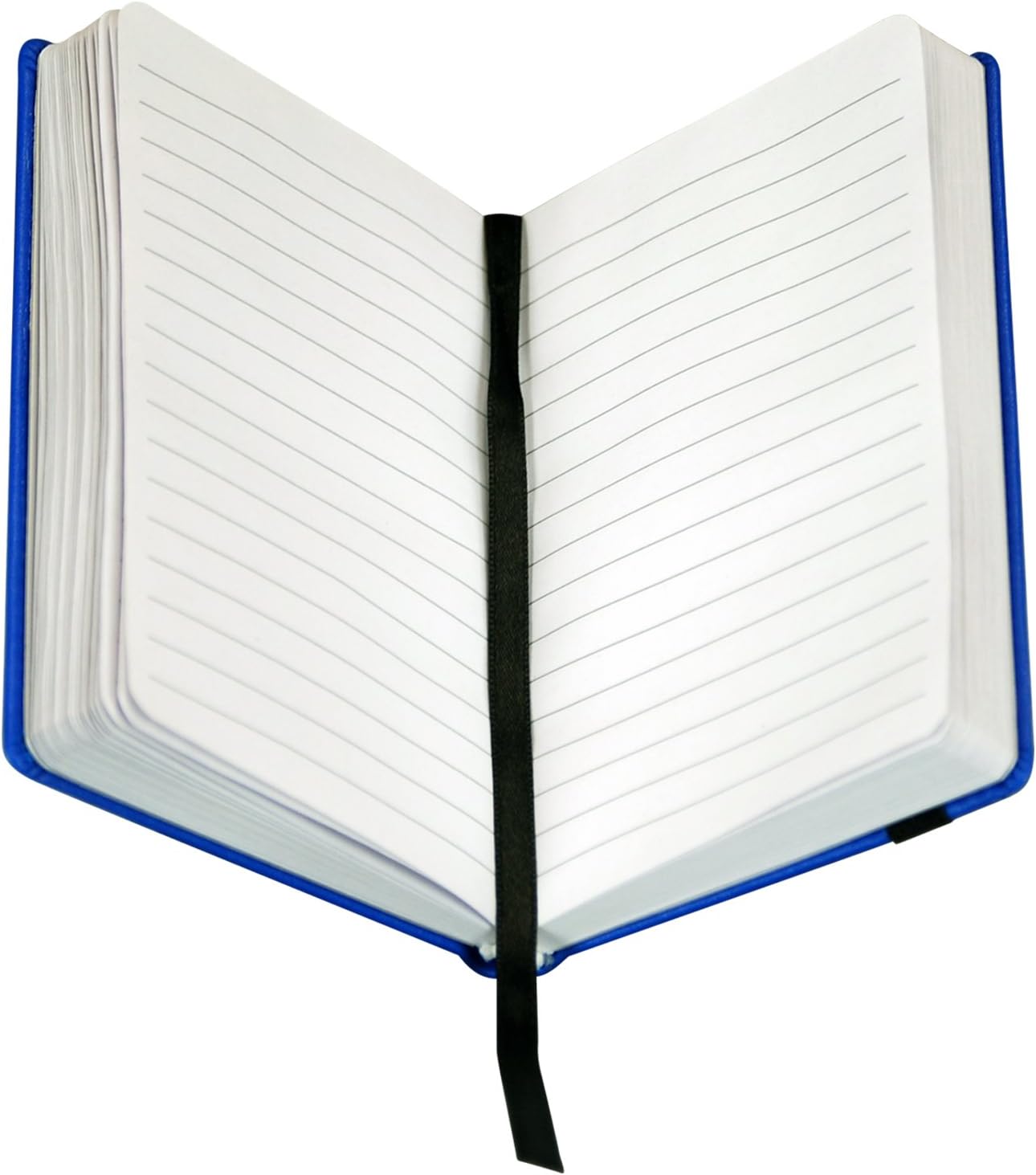 Samsill Large Hardcover Notebook, 240 Lined Notebook Pages, Black, 7.5 x 10 Inch