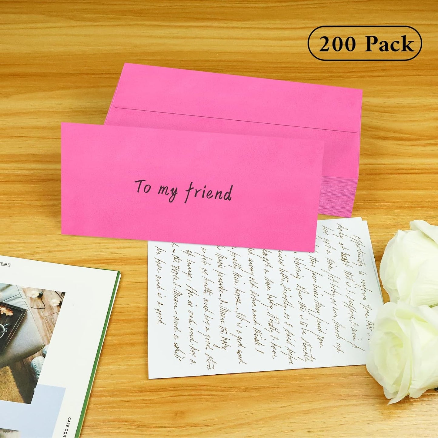 50 Pack #10 Business Envelopes, Sage Green Standard Envelopes Self Seal, Letter Size Mailing Envelopes for Checks Letters Invoices Statements Birthday Graduation Wedding, 4 1/8 x 9 1/2 Inch