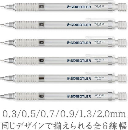 Staedtler 0.7mm Mechanical Pencil Silver Series (925 25-07)